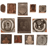 UNIQUE COLLECTION OF TWELVE PO