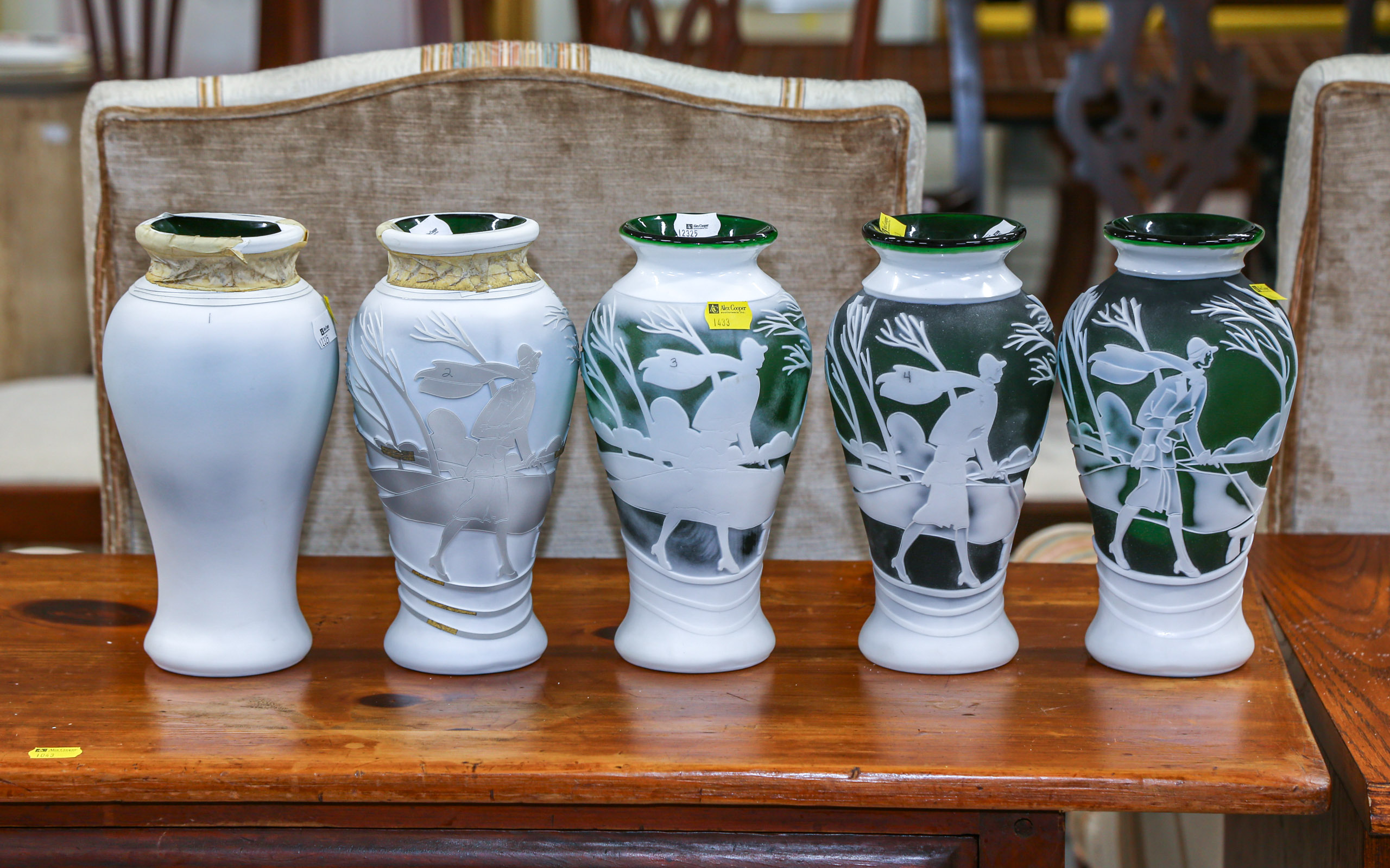 UNIQUE FENTON CAMEO GLASS PROCESS