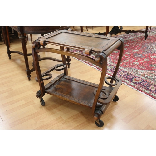 Unique French Art Deco tea trolley,
