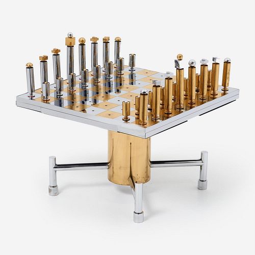UNIQUE GAME TABLE WITH PIECES,