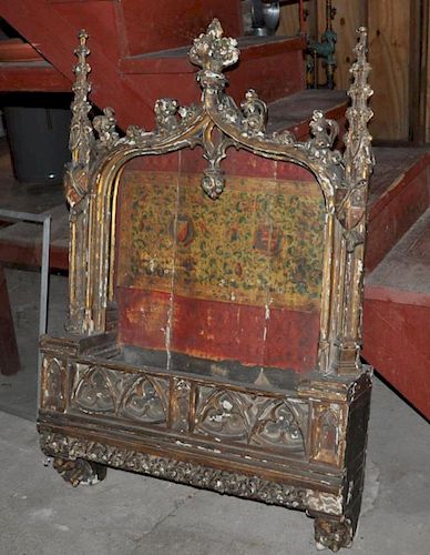 UNIQUE GOTHIC REVIVAL POLYCHROME