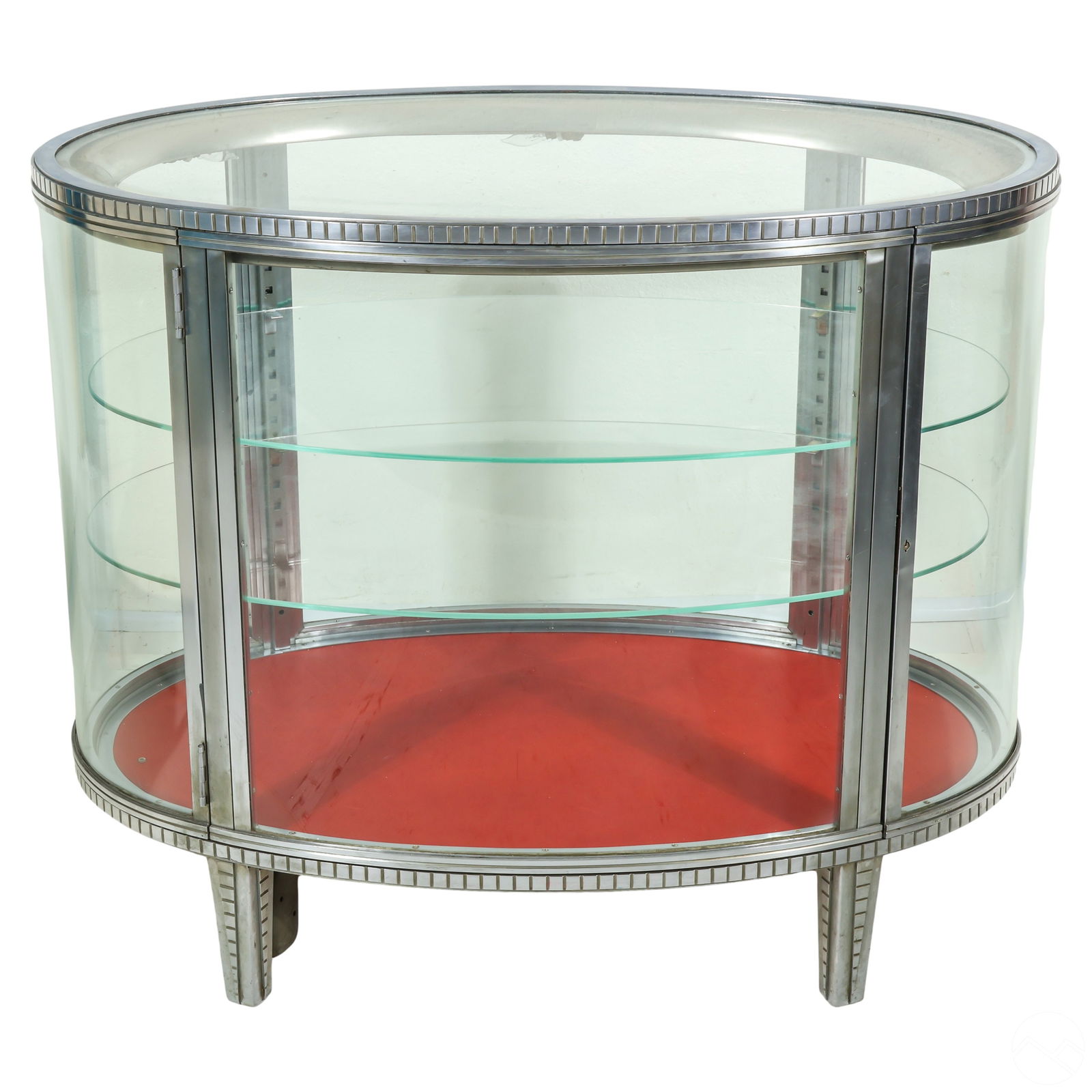 UNIQUE METAL & GLASS ENCASED