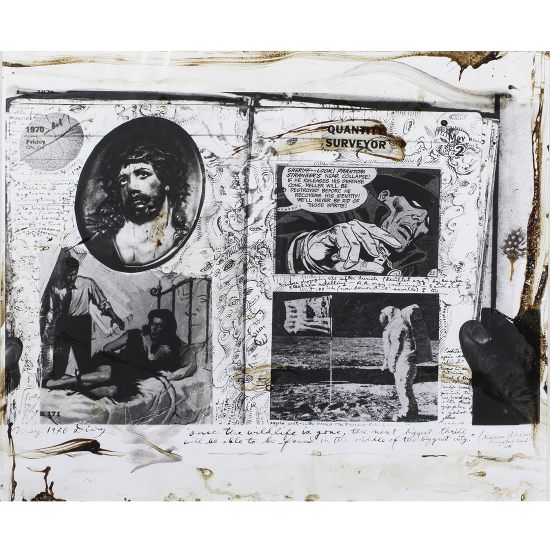 UNIQUE PHOTOGRAPH/COLLAGE, PETER