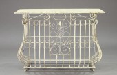 Unique Wrought-Iron and Faux-M