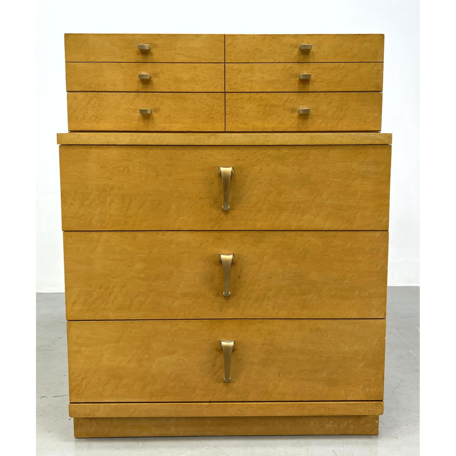 UNITED Birdseye Maple Tall Chest