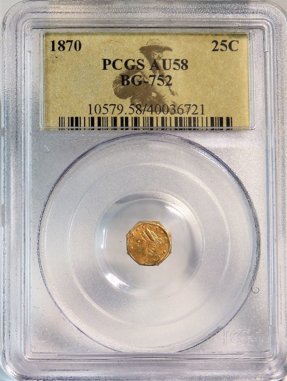 UNITED STATES 1870 CALIFORNIA