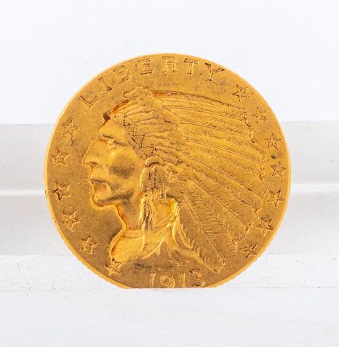 UNITED STATES 1913 QUARTER EAGLE $2