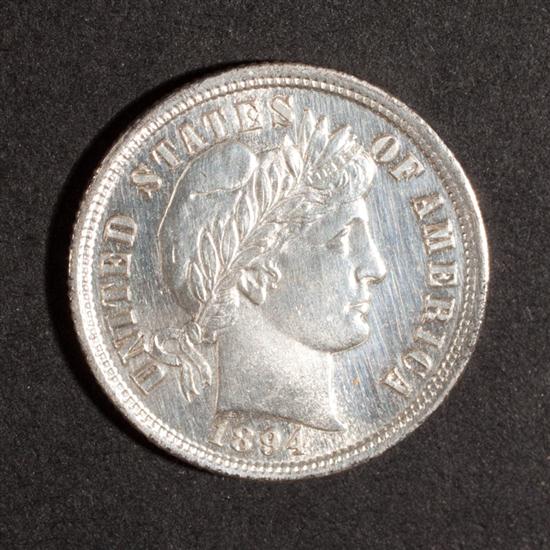 United States Barber type silver