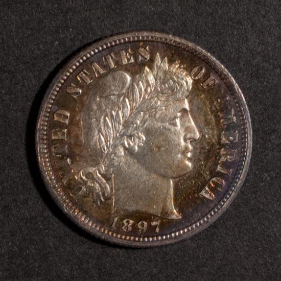 United States Barber type silver