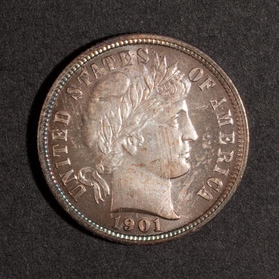United States Barber type silver