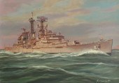 UNITED STATES BATTLESHIP AT SE