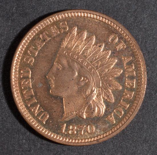 United States Indian head bronze