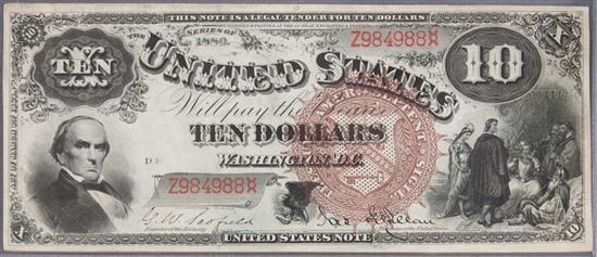 United States Legal Tender $10.00