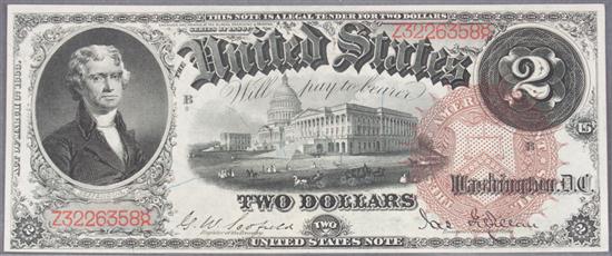 United States Legal Tender $2.00