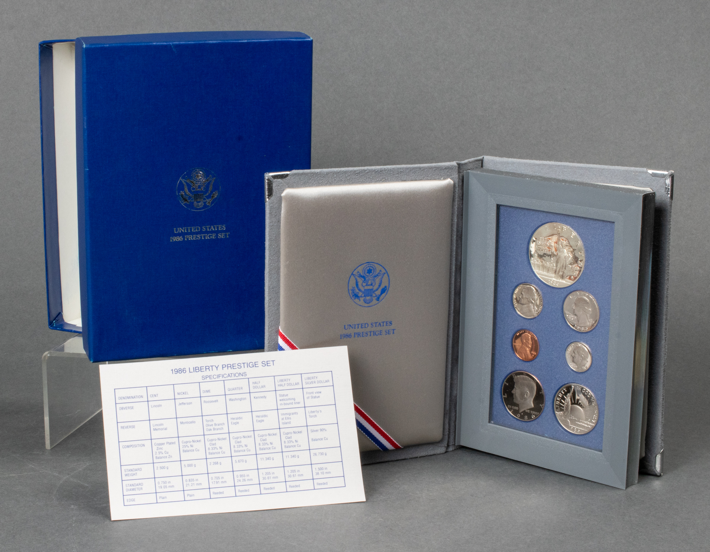 UNITED STATES MINT 1986 PRESTIGE