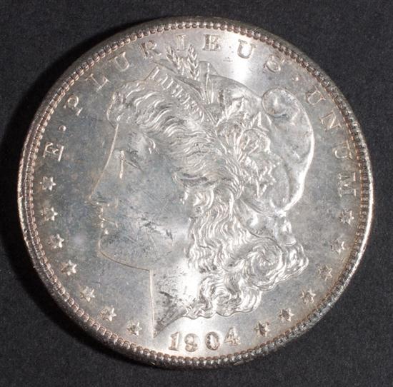 United States Morgan type silver