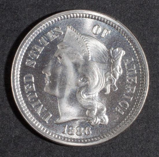 United States nickel three-cent