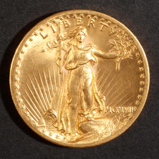 United States St. Gaudens type gold