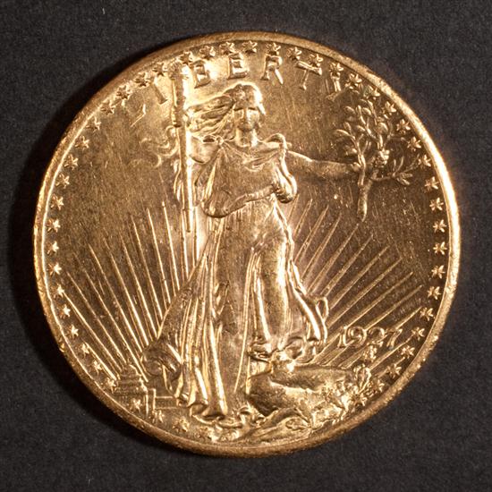 United States St. Gaudens type gold