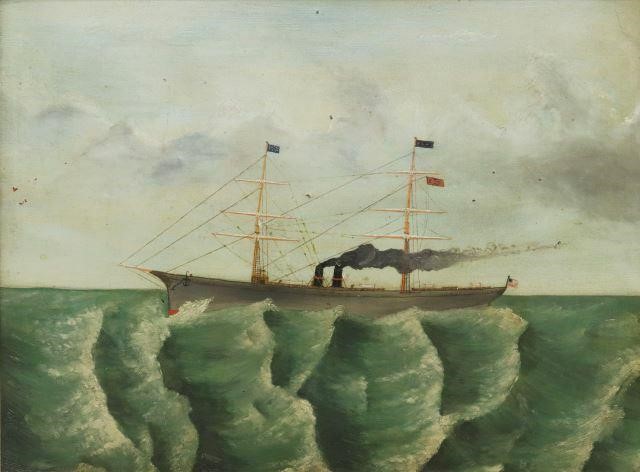 UNITED STATES TWIN FUNNEL SHIP