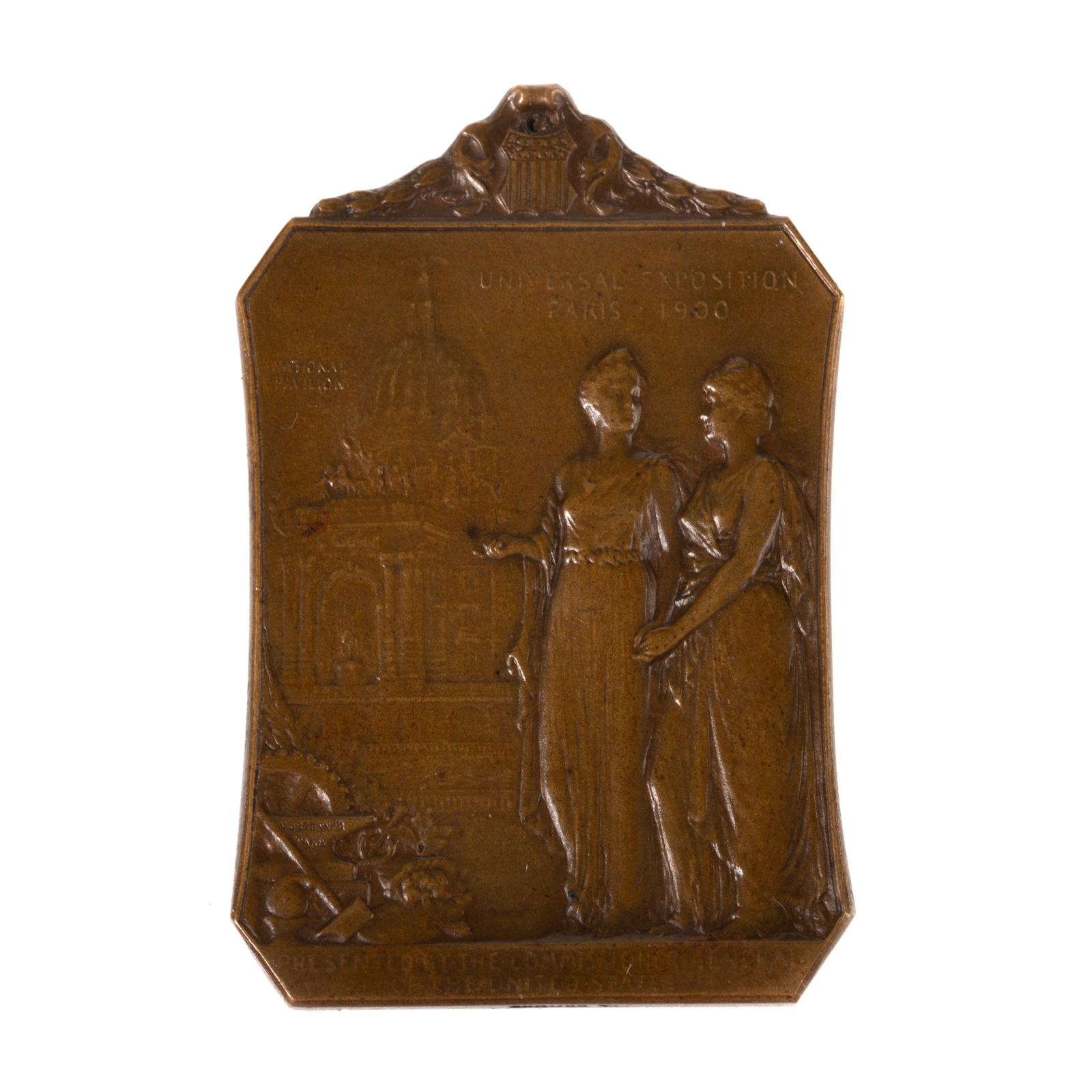 UNIVERSAL EXPOSITION PLAQUETTE,