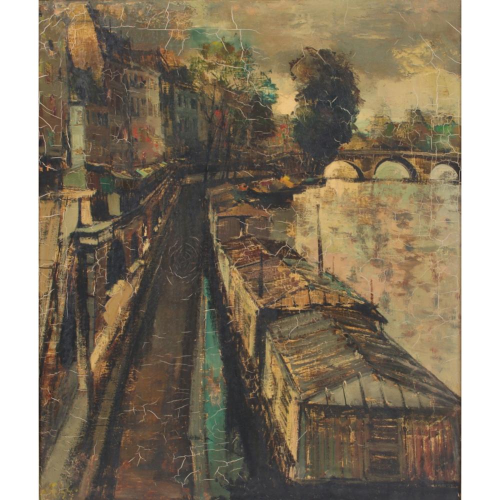 UNKNOWN, (20TH CENTURY), CITY SCENE