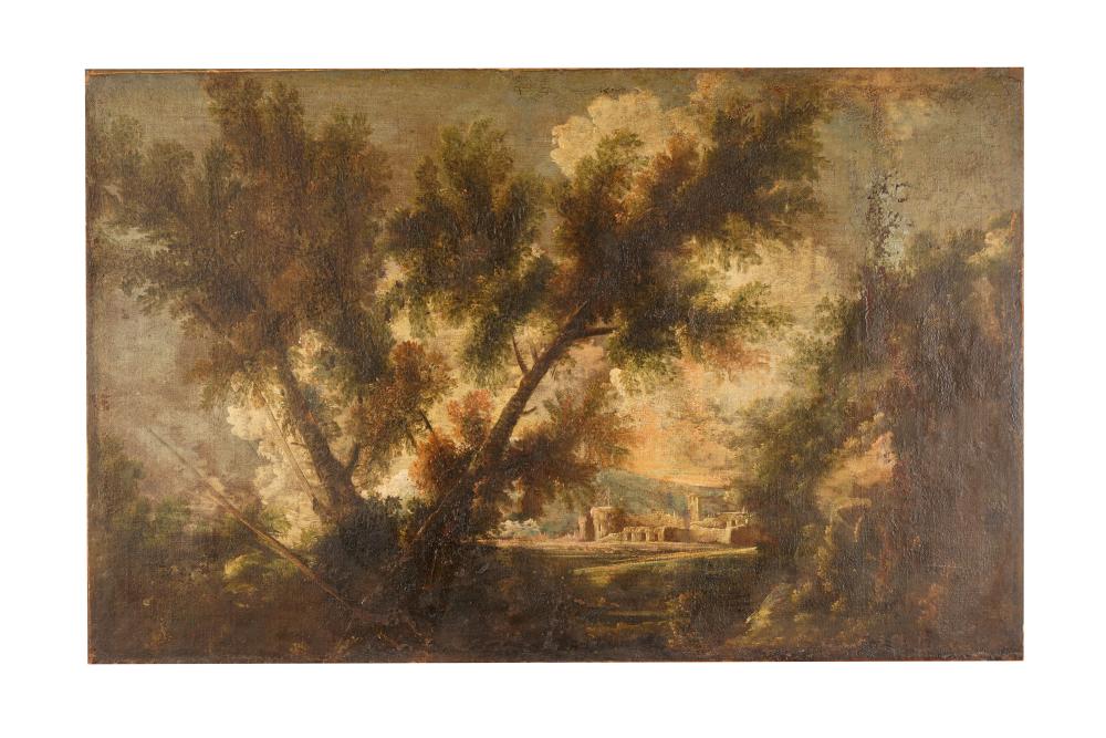 UNKNOWN ARTIST: LANDSCAPE WITH