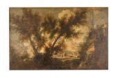 UNKNOWN ARTIST: LANDSCAPE WITH
