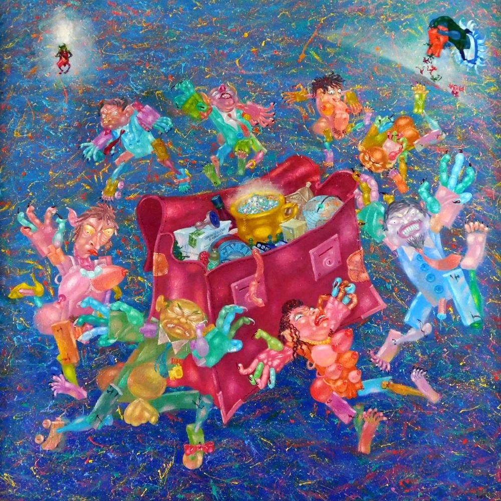 UNKNOWN ARTIST, OIL ON CANVAS,