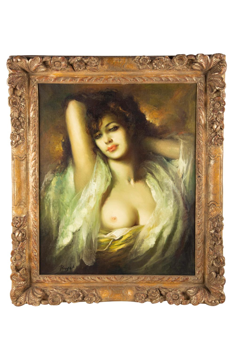 UNKNOWN ARTIST: "PEREZA"1967 oil on