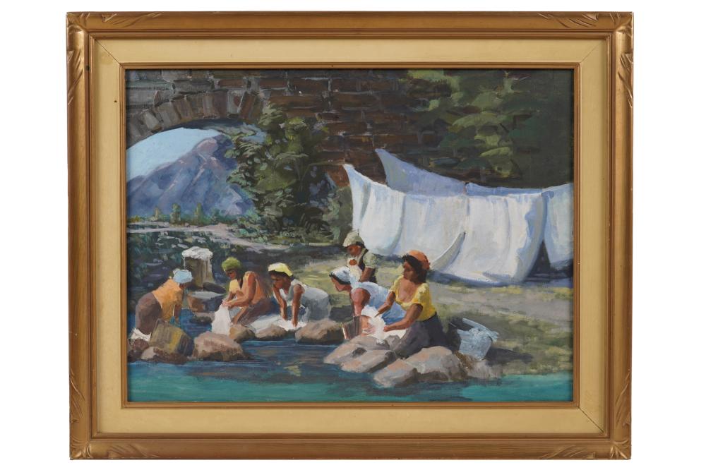 UNKNOWN ARTIST: WASHER WOMENoil