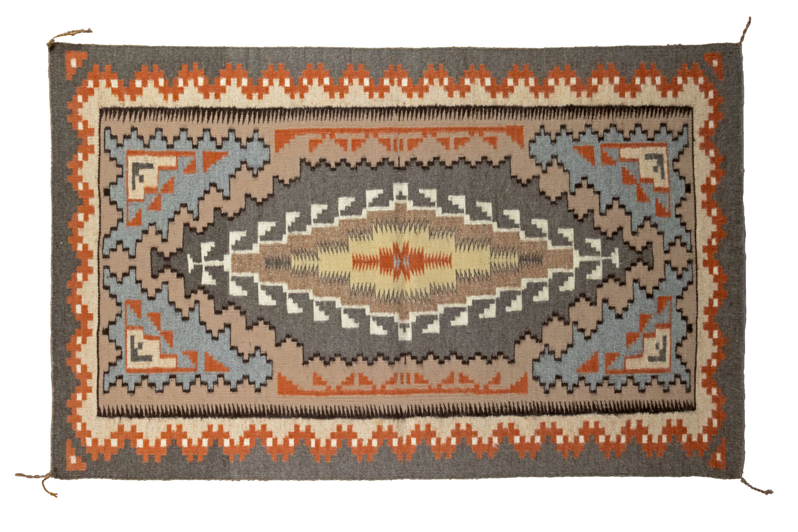 UNKNOWN, BURNT WATER NAVAJO RUG
