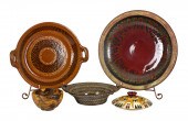 UNKNOWN, FIVE DECORATIVE VESSE