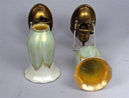 UNKNOWN  Pair of wall sconces 