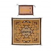 UNKNOWN, TWO 'LOLOMA' TEXTILES