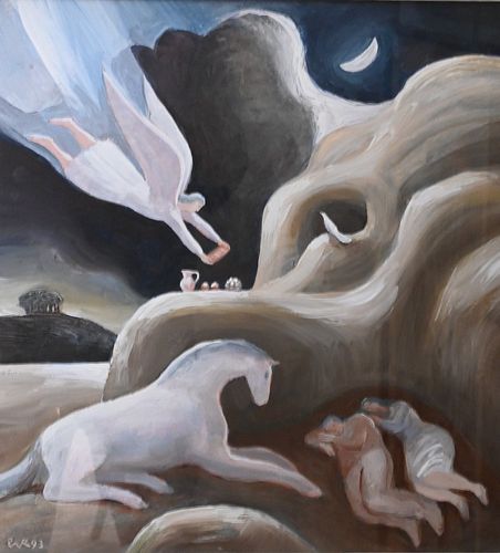 UNKNOWN, WHIMSICAL FIGURES WITH