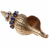 Unm High Karat YG Conch Shell,