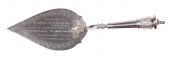 Unmarked plated silver present