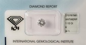 UNMOUNTED 1.12-CARAT ROUND BRI