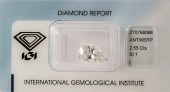 UNMOUNTED 2.55-CARAT PEAR BRIL