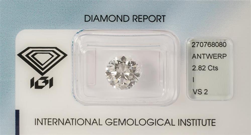 UNMOUNTED 2.82-CARAT ROUND