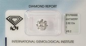UNMOUNTED 2.82-CARAT ROUND BRI