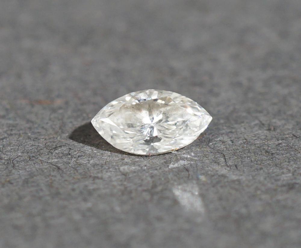 UNMOUNTED .40-CARAT MARQUISE-CUT