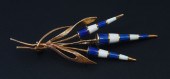 UNO A ERRE ITALIAN 18K BLUE &