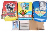 Unopened baseball pack lot to
