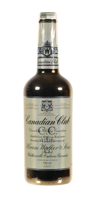 UNOPENED CANADIAN CLUB BOTTLE