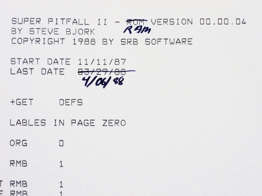 UNRELEASED NINTENDO SUPER PITFALL