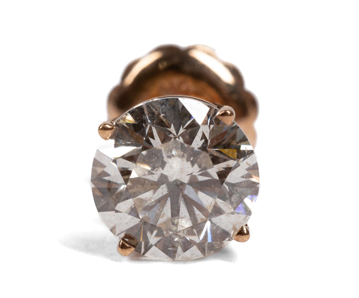 UNRESERVED 4CT DIAMOND STUD