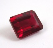 UNSET RUBY WITH CERTIFICATE OF