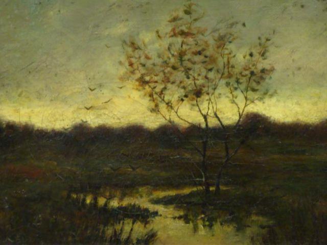 Unsigned? 19th C. O/C Landscape